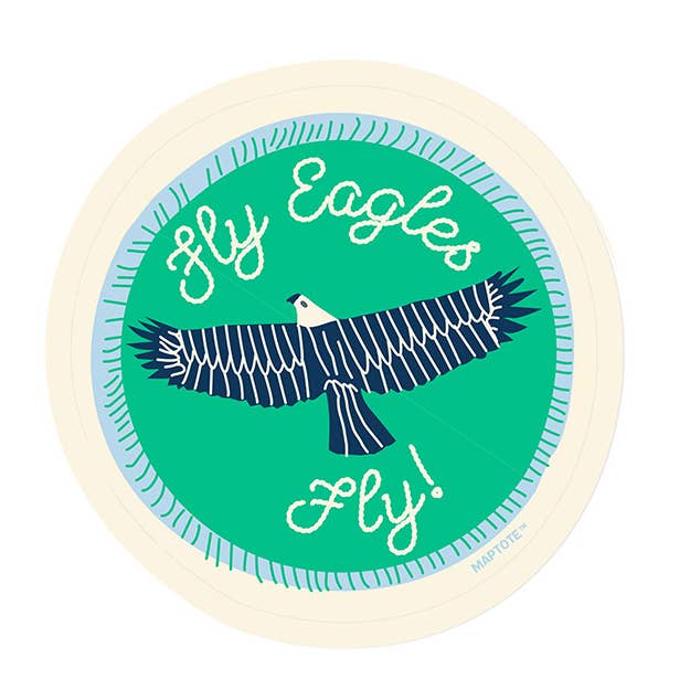 Philadelphia Fly Eagles Fly Sticker for wholesale by Maptote