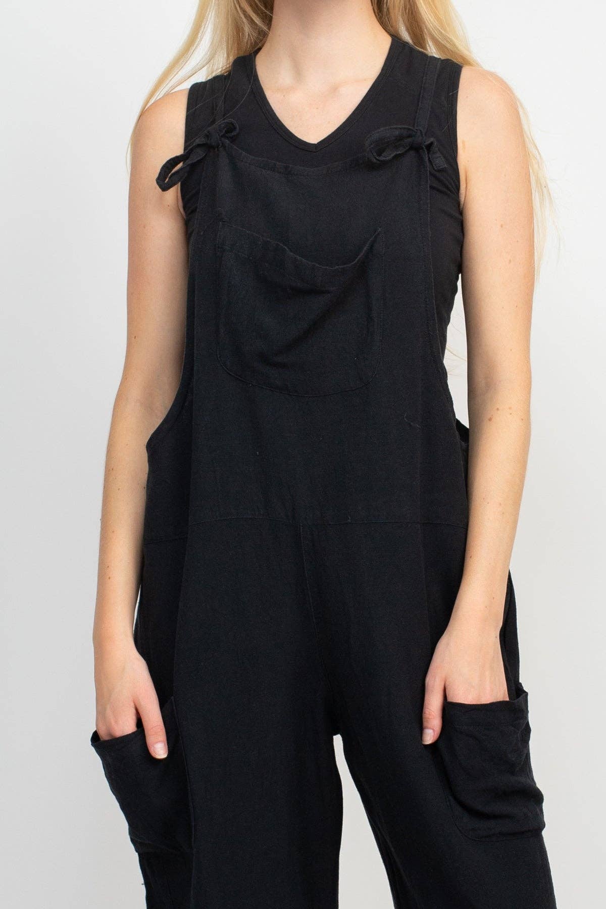 Lakhays Collection Inc. - Wholesale Overalls - Women's - Easy Slouchy Hemp Overalls9