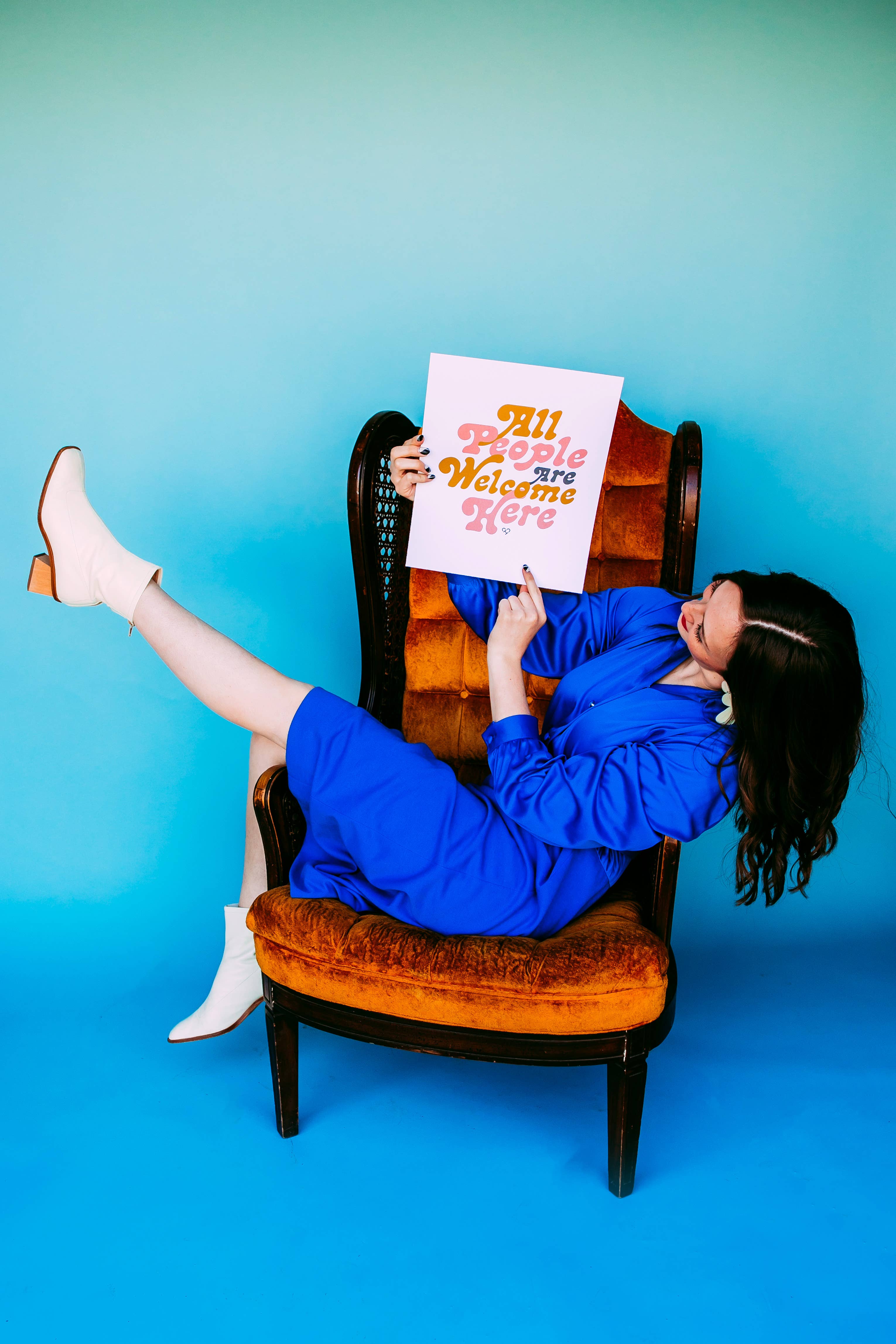 The Cold Hearted Collective - Wholesale Art Print - All People Are Welcome Here Print1