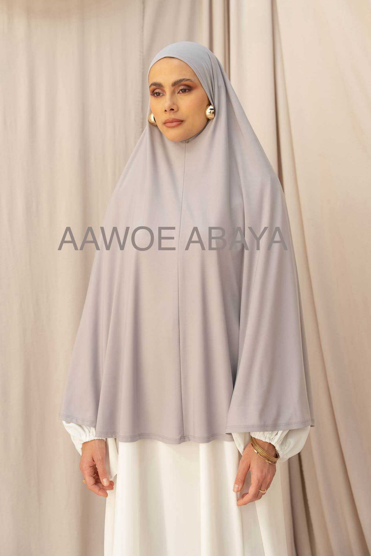 Aawoe Abaya - Wholesale Hijab - Dames - Elegante khimar met lange mouwen - 2418-KH21