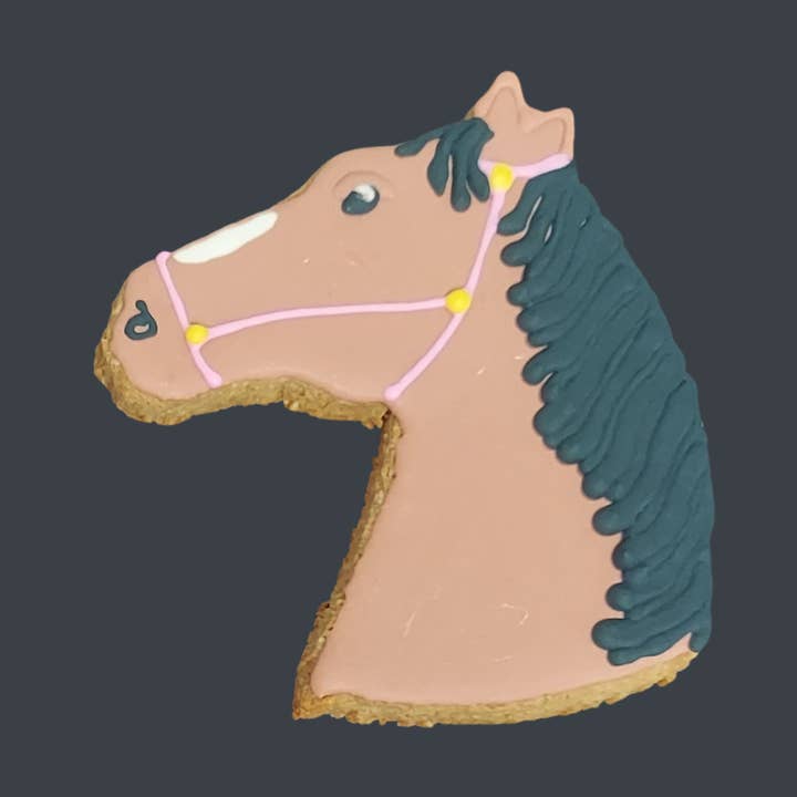Horse Dog Cookie for wholesale by P.S. Paws Pet Bakery