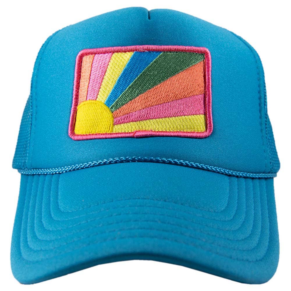 Katydid - Wholesale Trucker Hat - Women's - Bursting Sunshine Patch Foam Trucker Hat0
