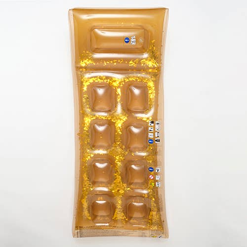 SUNNYLIFE – Engroshandel Oppustelige ting – Retro Disco Oppustelig Madras Guld0