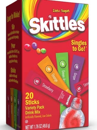 États-Unis - Mélange à Boire - Portions à Emporter - Skittles Sans Sucre pour la vente par iSweet.ca