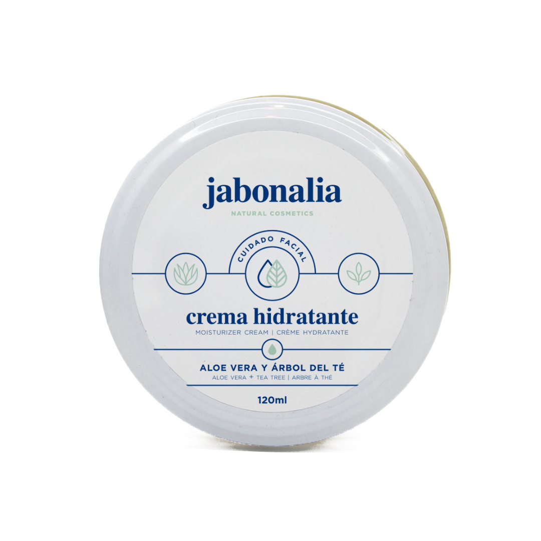 Jabonalia Soap Shop - Wholesale Facial Moisturizer - Aloe Vera and Tea Tree ECO Moisturizing Cream - 120ml1