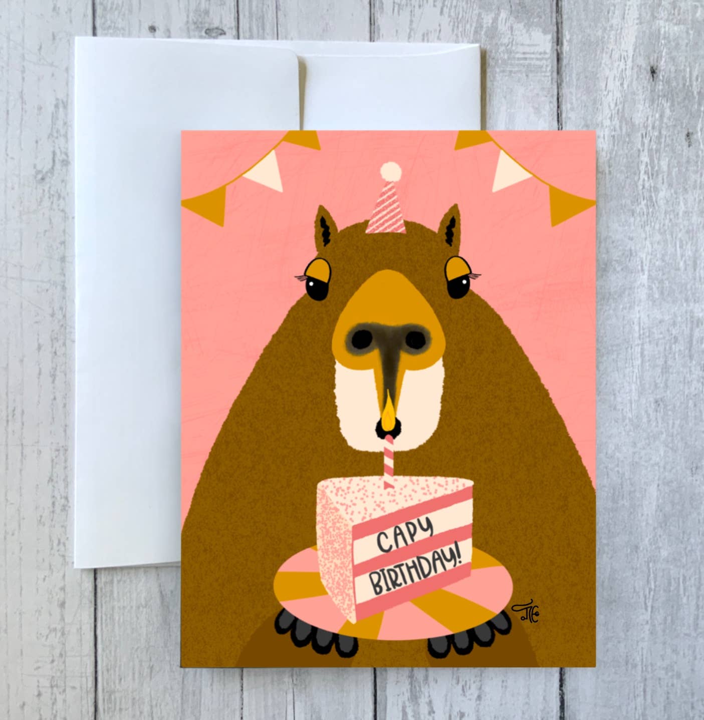 inkpaperfable – wholesale Birthday card – Cappy Birthday Greeting Card2