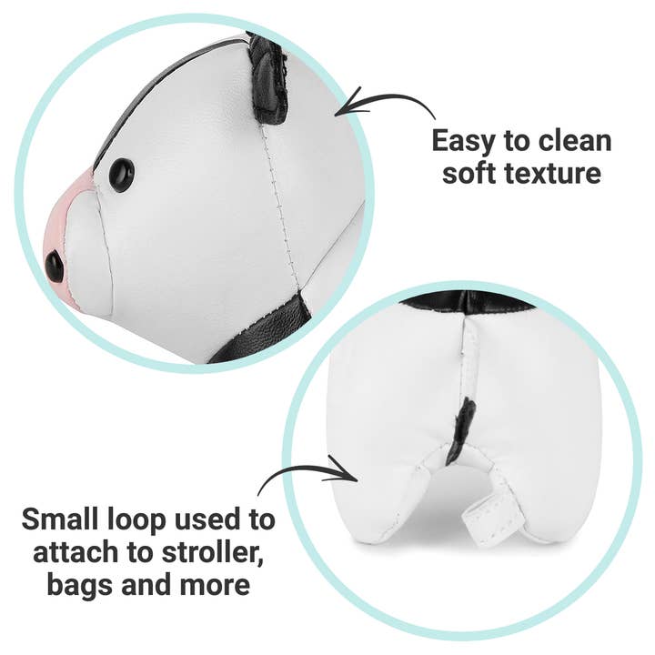 PJM Distributions - Wholesale Stuffed/Plush Toy - Kids & Baby - Little Big Friends | Tiny Friends - Cow | Plush Rattle Toy
