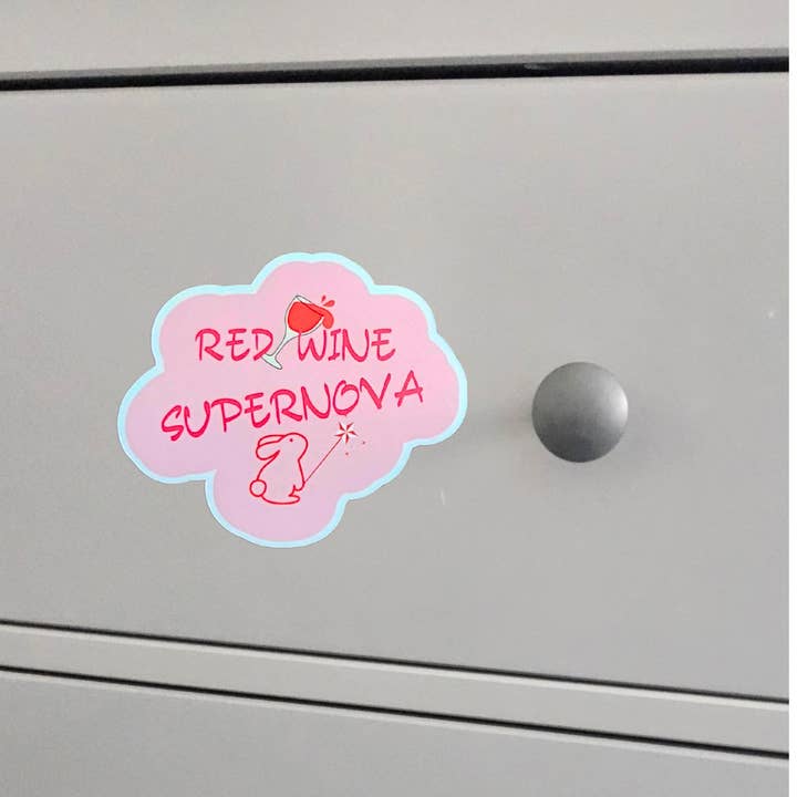 sent with Pride - Wholesale Sticker - Stickers Red wine supernova stickers, Vinyl sticker Handmade1