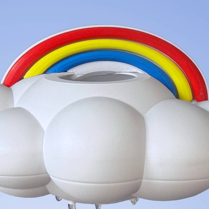 The Cloud Makers - Wholesale Plant Pot - Primary Rainbow Charm for Dripping Rain CloudsÂ