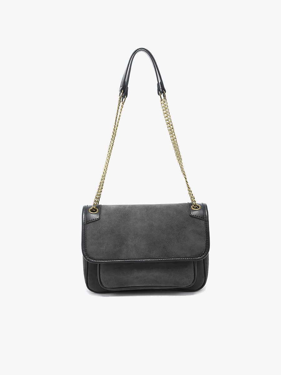 Jen & Co. - Wholesale Crossbody Bag - Women's - M2732 Nola Convertible Suede Crossbody Bag7