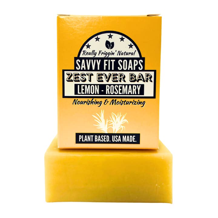 ZEST EVER BAR by Savvy Fit Soaps for wholesale by Savvy Fit Soaps