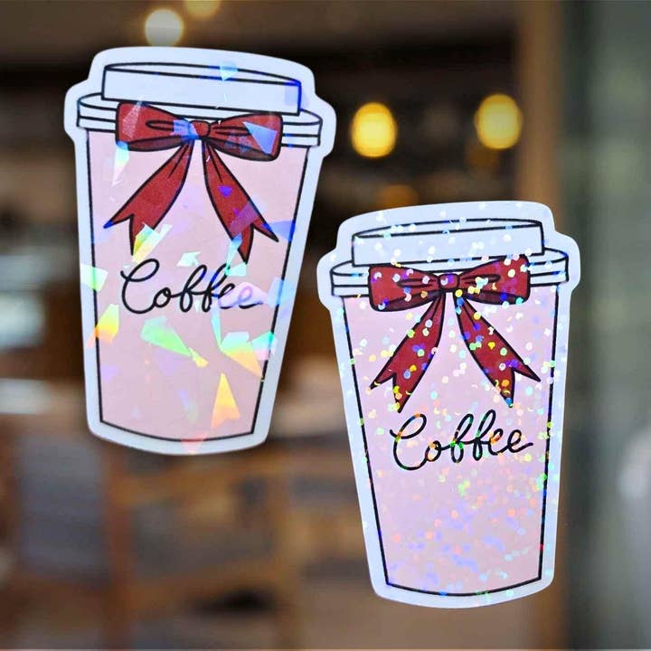 Croquette Pink Hot Coffee Cup for wholesale by The TabbyLoaf