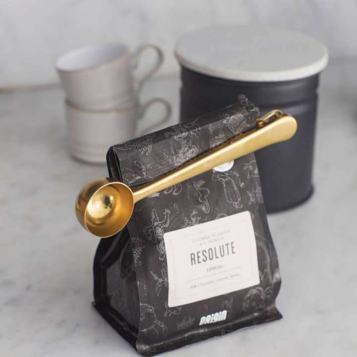 Stainless Steel Coffee Spoon with Bag Clip for wholesale by Homerely (We Cover All Import Duties)