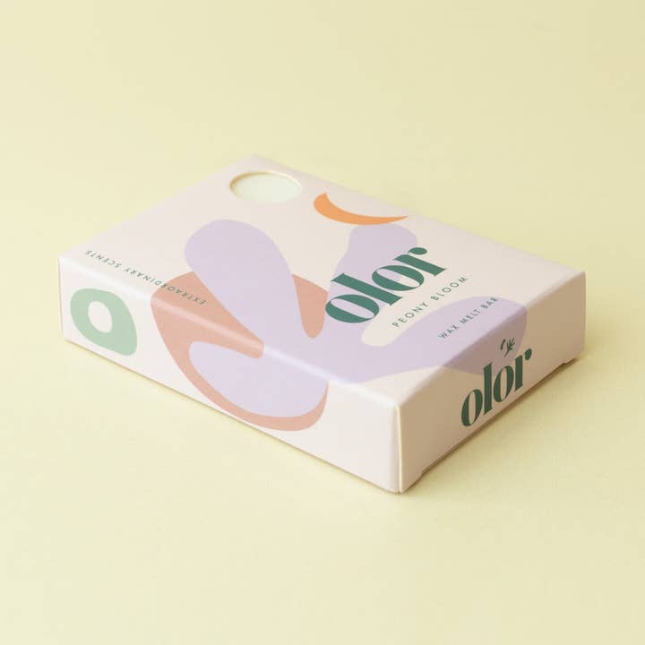 Peony Bloom Wax Smelt Bar for engroshandel hos OLOR