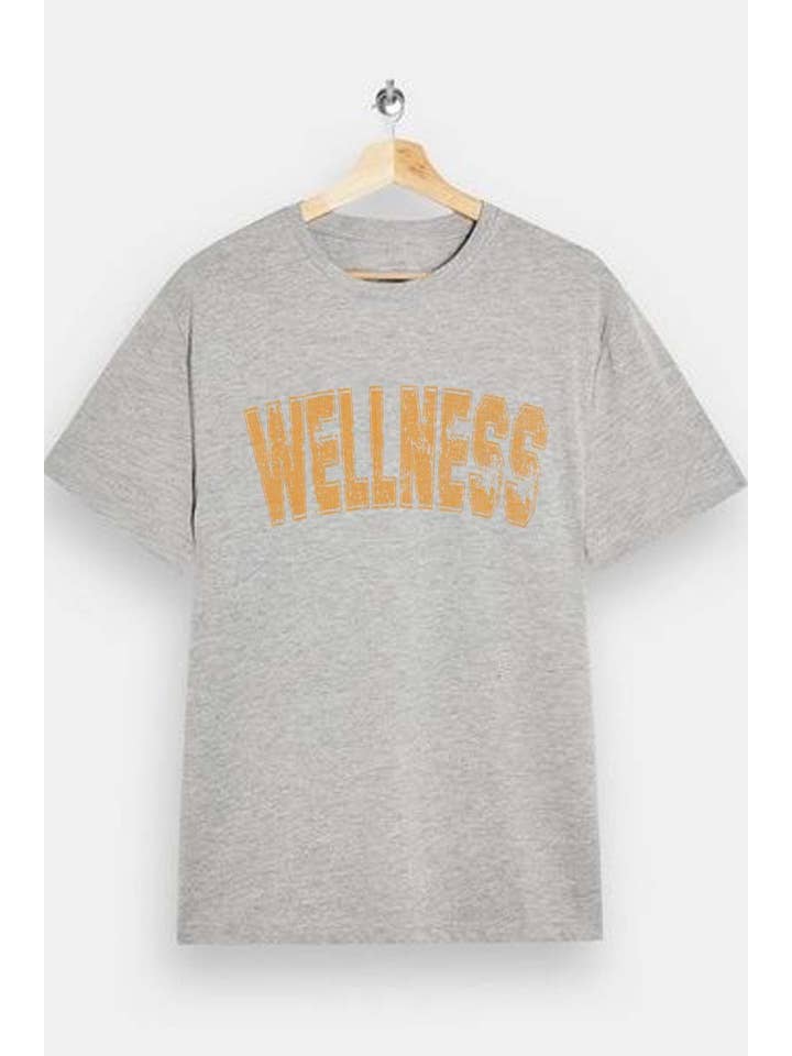HARANG – wholesale T-shirts med screentryck – Dam – M7775 WELLNESS grafisk tee1