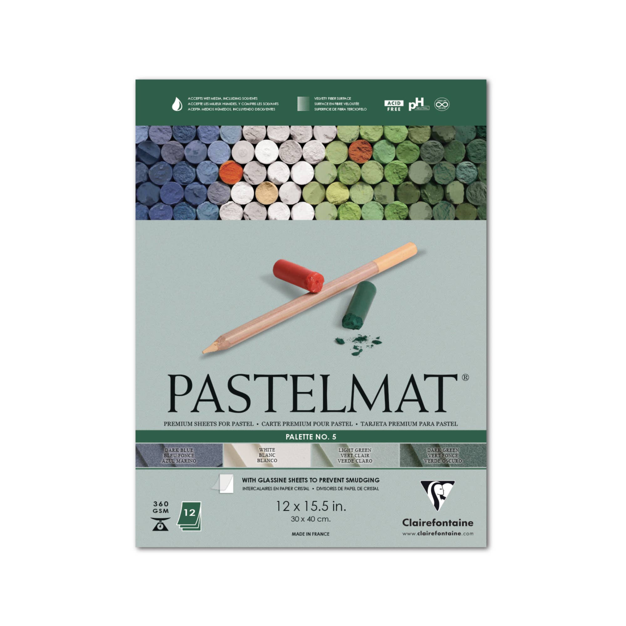 Exaclair - Wholesale Sketchbook/Sketchpad - Pastelmat Premium Textured Paper Pads For Pastel13