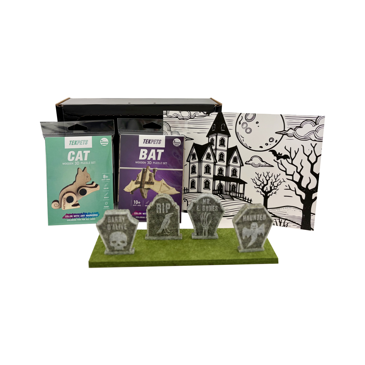 Zootility - Wholesale Decorative Box - Halloween Spooky Graveyard DIY Activity Decor Box3
