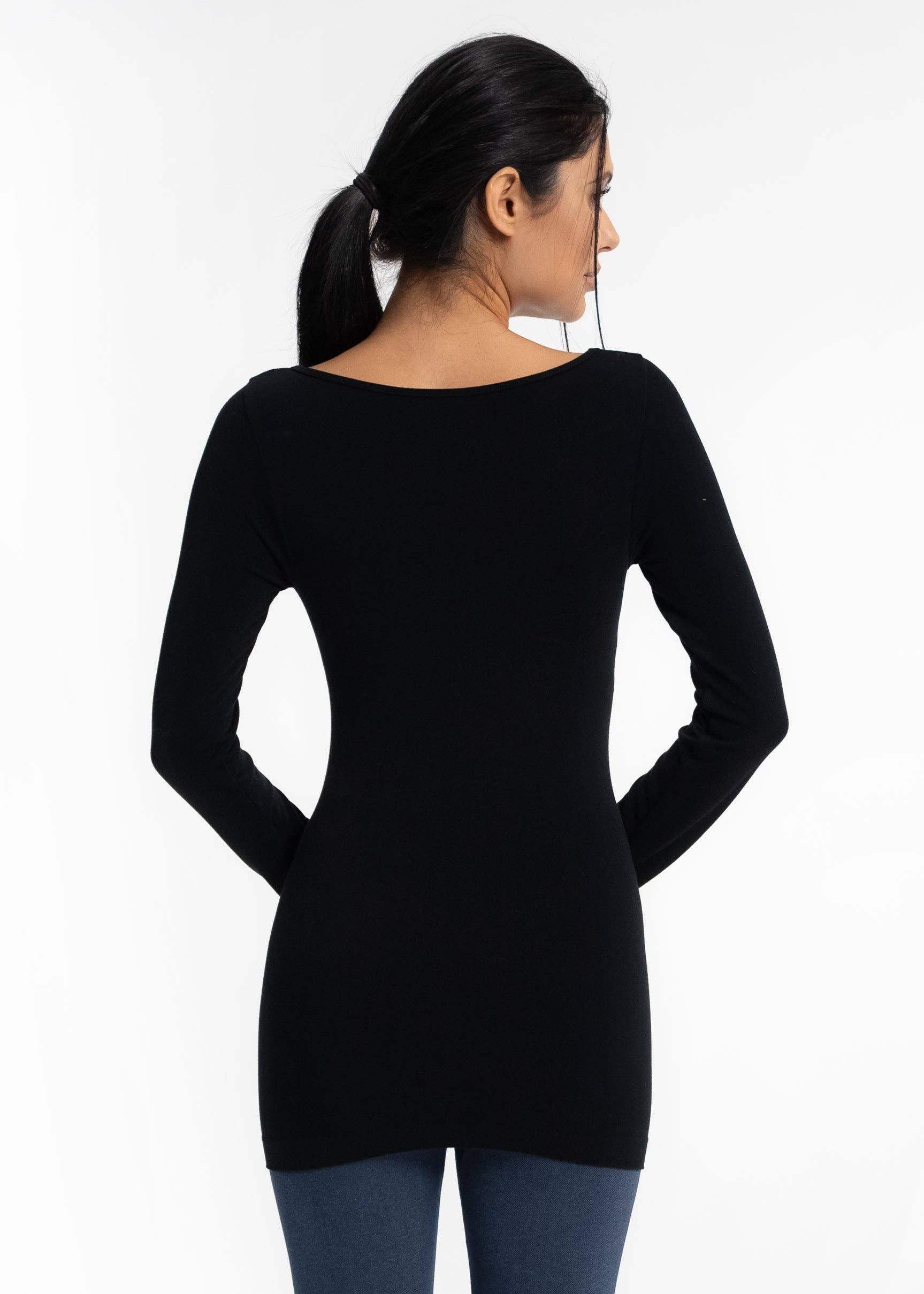 ELIETIAN - Vendita all'ingrosso Maglietta - Donna - Manica Lunga Reversibile32