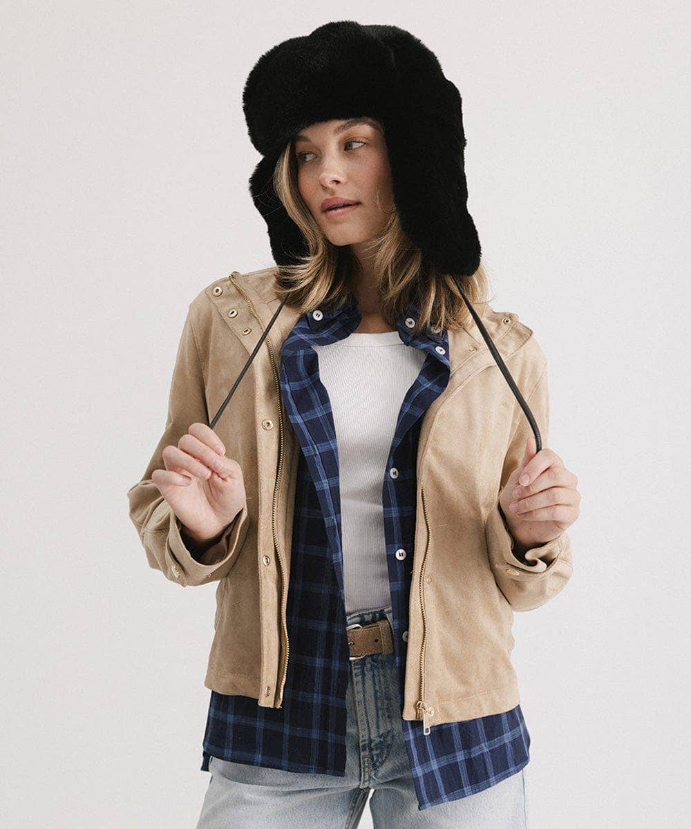 Gigi Pip - Wholesale Trapper/Bomber Hat - Women's - Logan Faux Fur Trapper Hat8