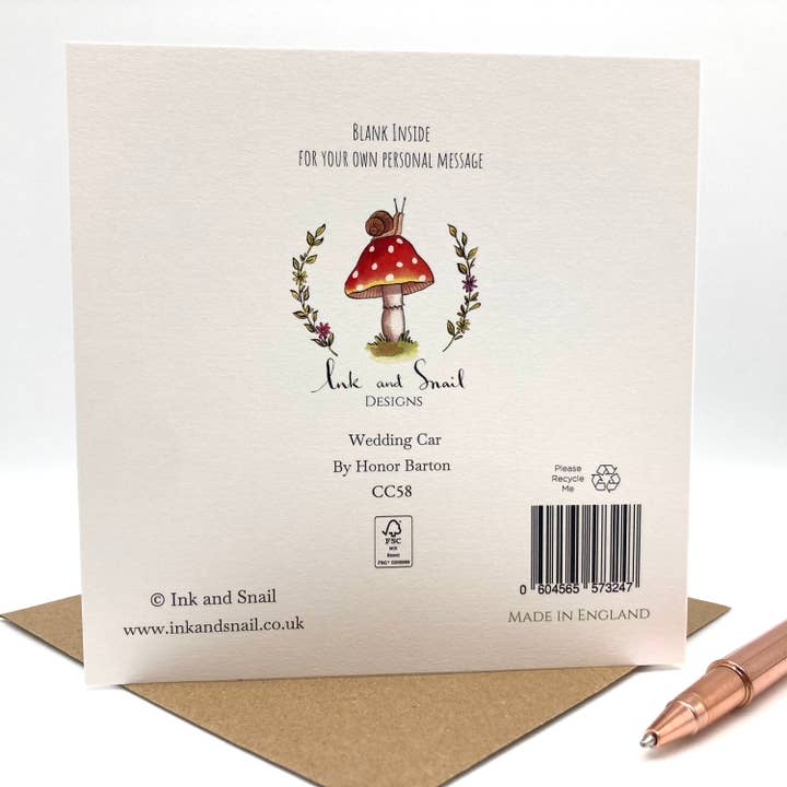 Ink and Snail Limited - Wholesale Wedding card - Wedding Card - Wedding Car1