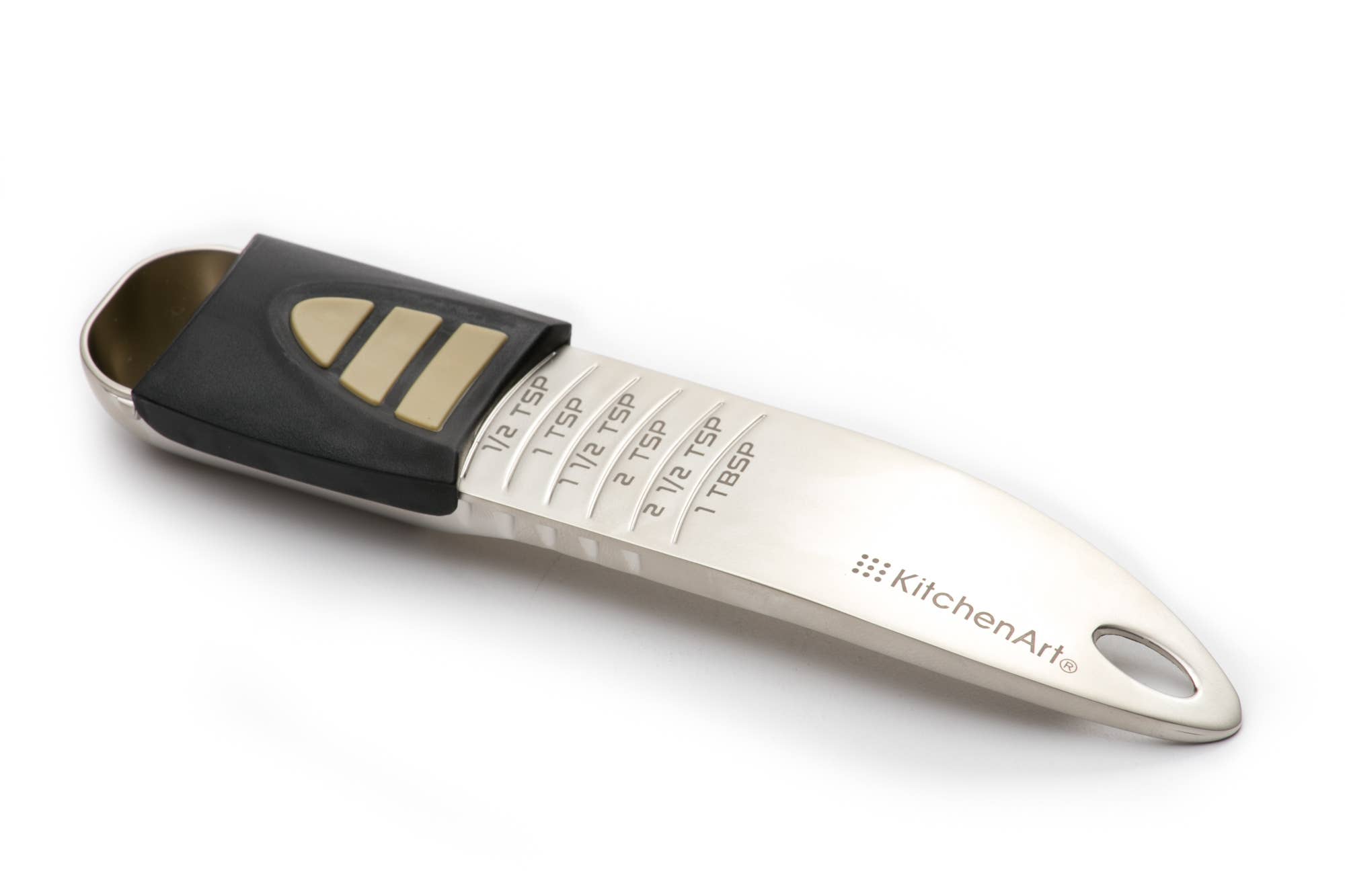 Fox Run Brands – wholesale Measuring spoon – KitchenArt Pro Adjust-A-Tablespoon, Satin, 6.25" x 1.5" x 1"8