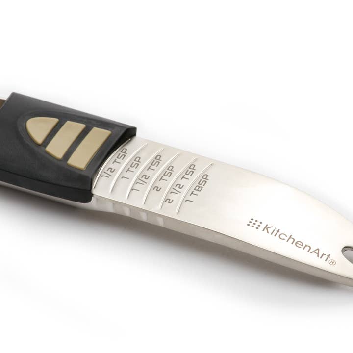 Fox Run Brands - Vente Cuillère doseuse - Cuillère à soupe KitchenArt Pro Adjust-A-A, satinée, 6,25 po x 1,5 po x 1 po8