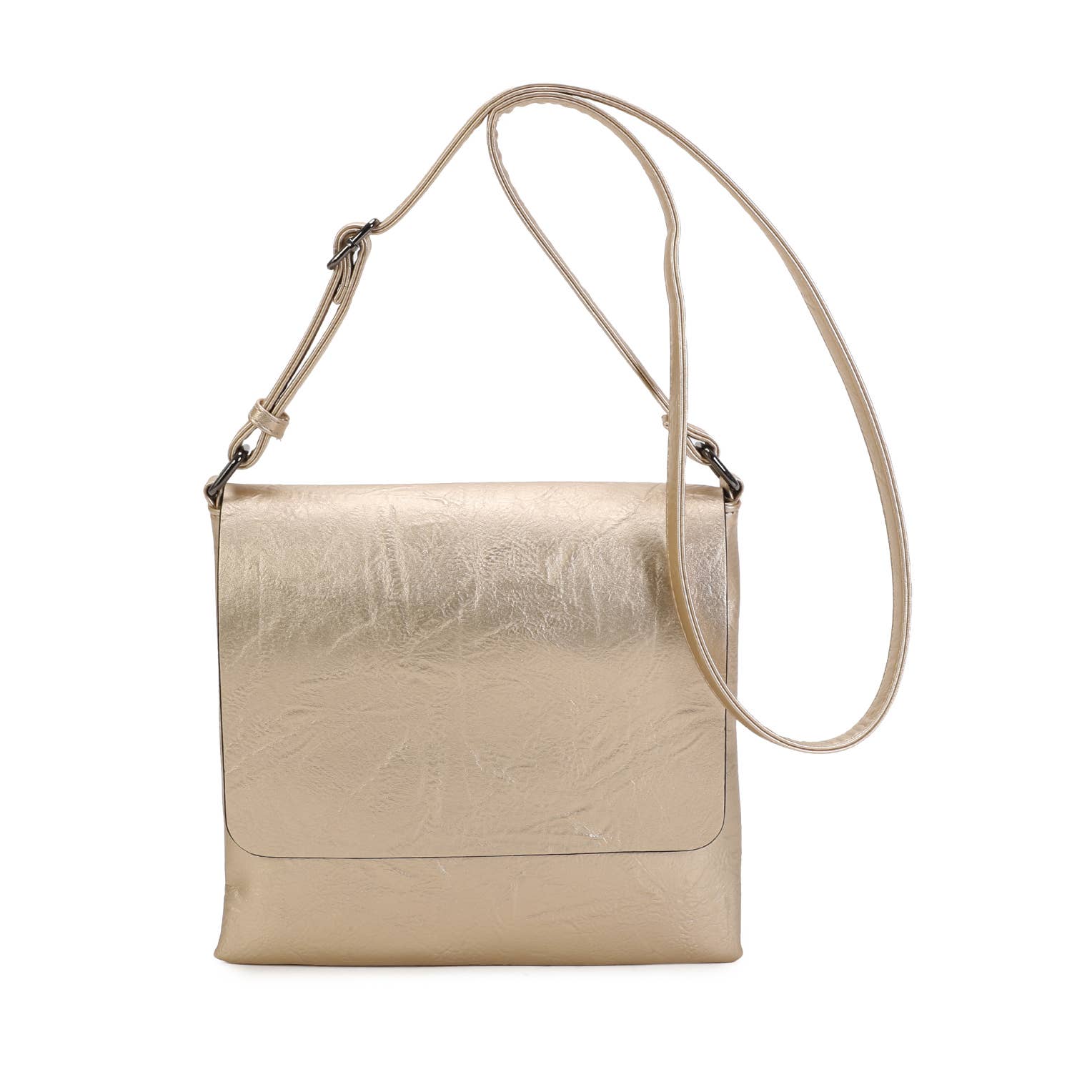 INES DELAURE - Wholesale Messenger Bag - Women's - Zipped flat pouch with soft and very practical flap13