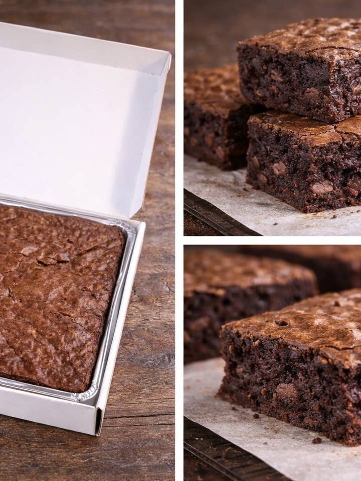 Brownie Traybake for wholesale by J Hall & Son Bakers LTD