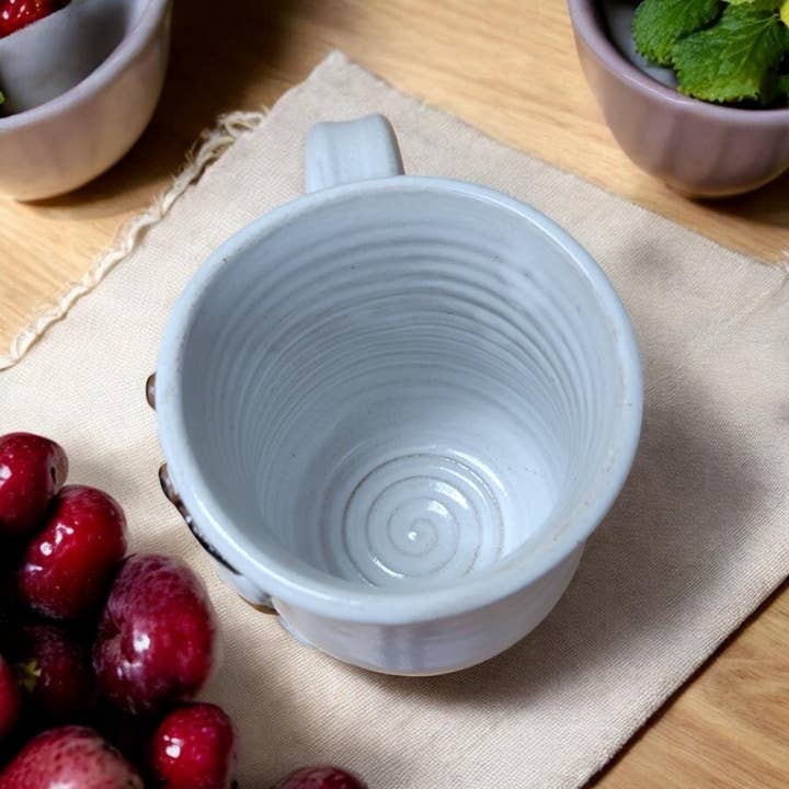 MudWorks Pottery - Vendita all'ingrosso Tazza - Tazza Camino di Babbo Natale