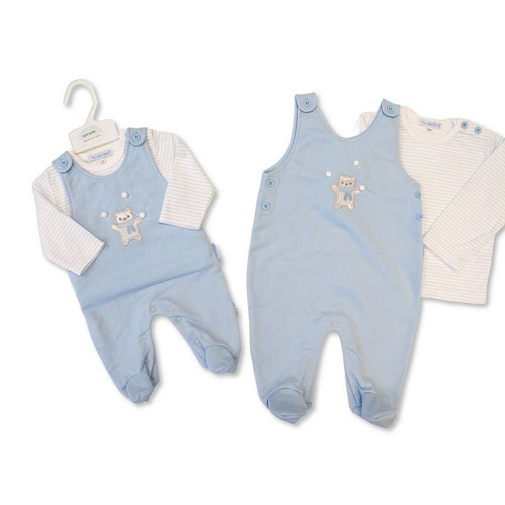 Baby Boys 2 pcs Dungaree Set - Snowballs for wholesale by Sheldon International