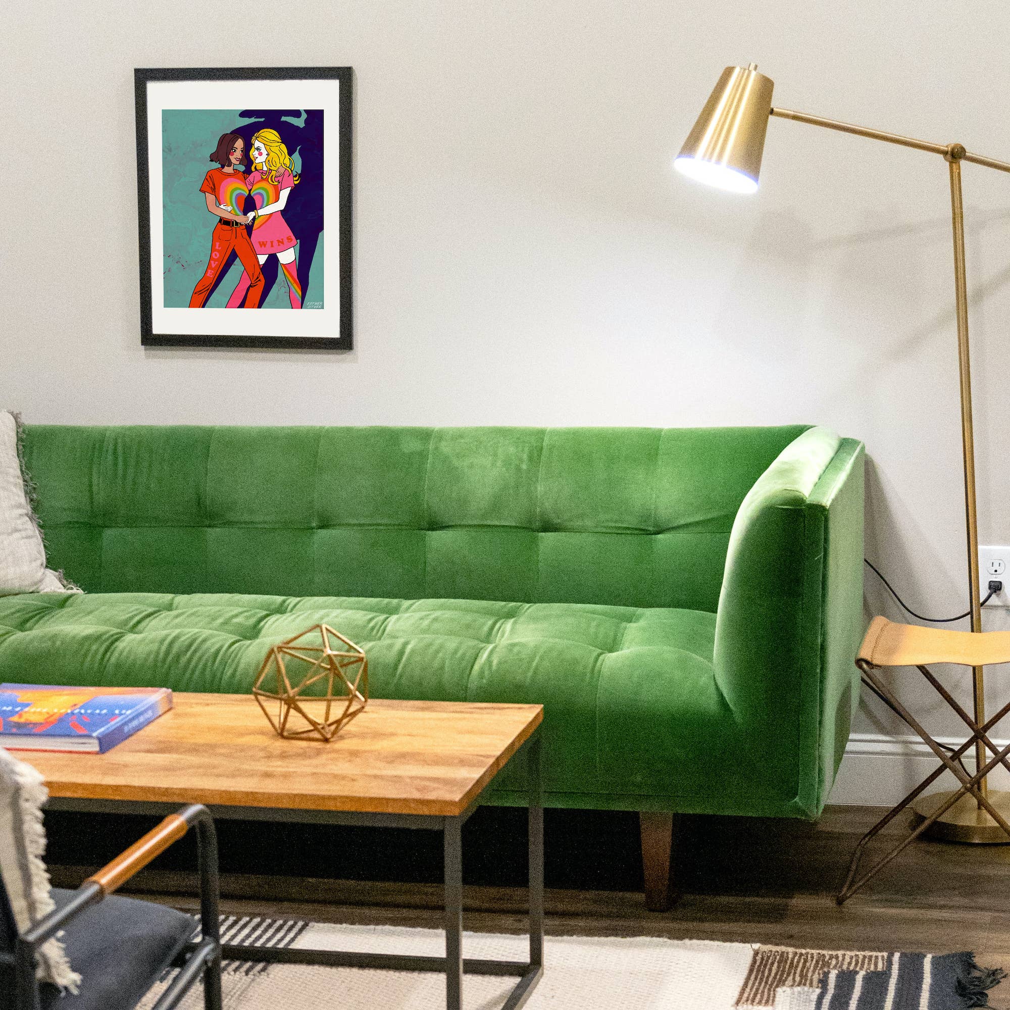 Esther Sketch - Wholesale Art Print - Groovy Pride Dolls Illustrated 8.5"x11" Barbie Art Print7