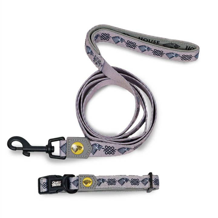 Dollar Paw - Wholesale Pet Collar - Dog - Game Of Thrones - Stark Collar And Leash Set