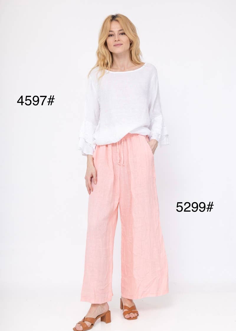 LINEN & COTTON HOUSE – wholesale Pants – Women's – 5299 100% LINEN PANTS BEST SELLER, SPRINT SUMMER CLOTH46