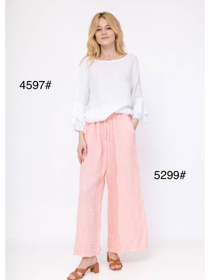 LINEN & COTTON HOUSE - Wholesale Pants – Women's - 5299 100% LINEN PANTS BEST SELLER, SPRINT SUMMER CLOTH46