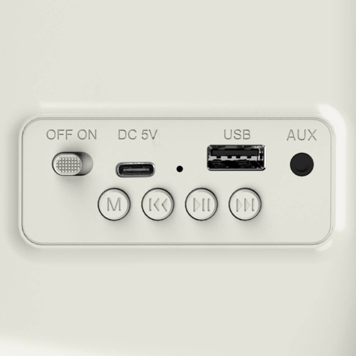 Haeger - Wholesale Small/Handheld Appliance - Vintage FM Radio HAEGER Heritage Bluetooth Cream - 20h Autonomy, AM/FM, USB, AUX, Bluetooth1