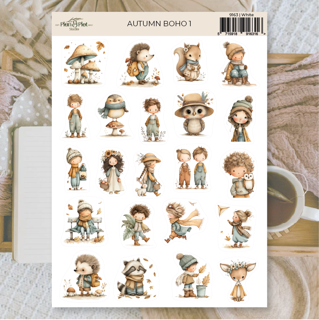Plan & Plot Studio - Wholesale Sticker - Autumn boho 1 | Stickers1
