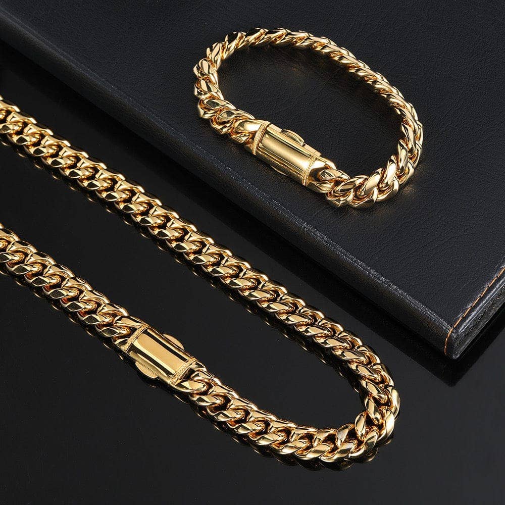 ElevateWell - Wholesale Jewelry Set - Miami Cuban Link Chain6