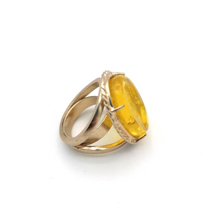Patrizia Daliana - Vente Bague de cocktail/de cérémonie - Patrizia Daliana | Gamme « Classica » - Bague en métal doré2
