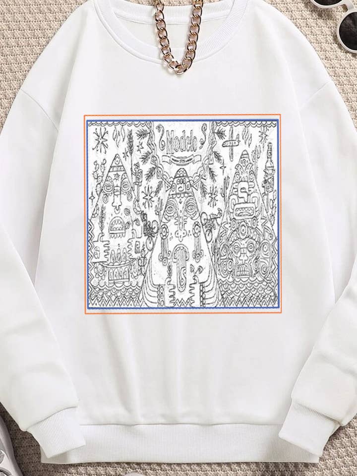 Sweatshirts graphiques M8732-SW MODELO pour la vente par HARANG