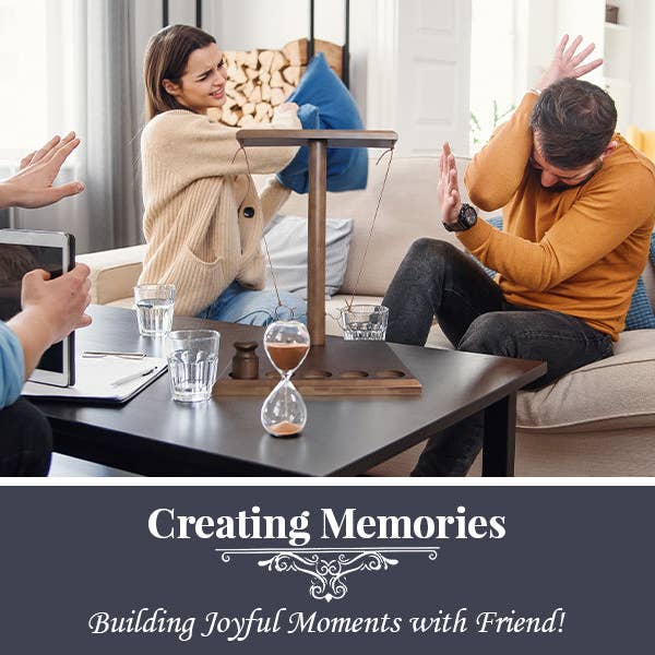 Authentic JOY - Wholesale Board Game - Bamboo Ring On a String Game