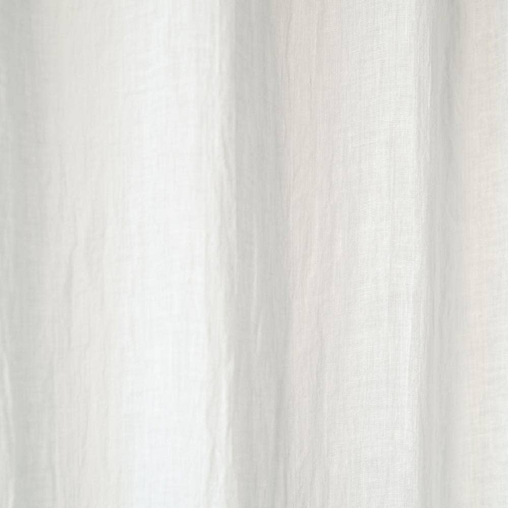 Linen Tales (We cover U.S. import duties) - Wholesale Curtain - Optical White Linen Daytime Tie Top Curtain Set of 22