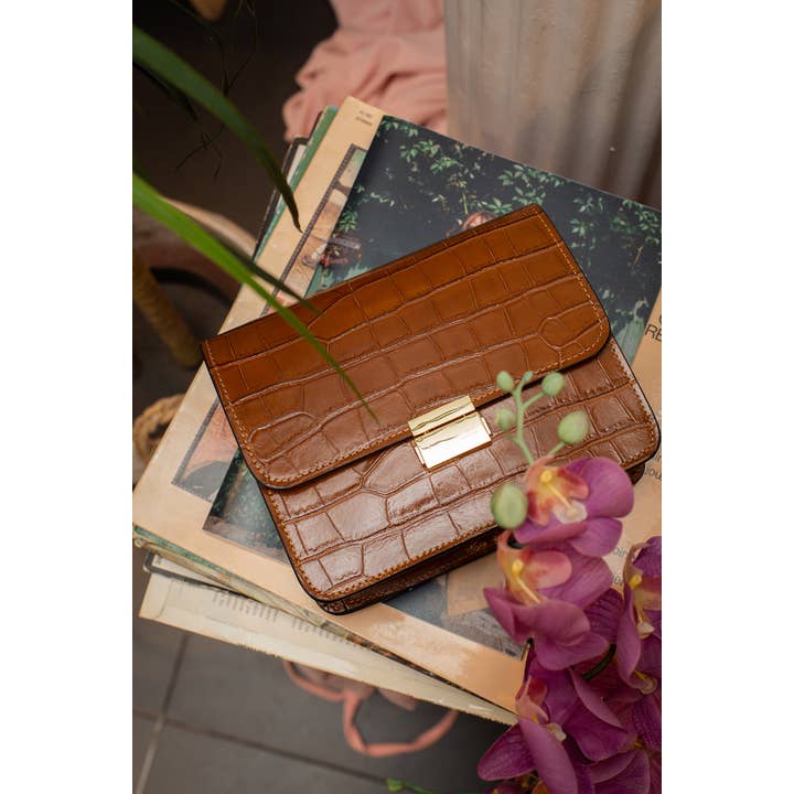 Cherry Paris - Wholesale Messenger Bag - Women's - MILENA CROCO bag - 40746