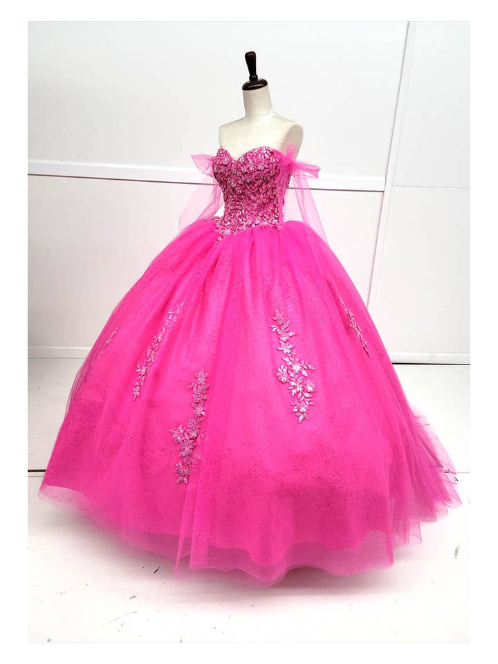 Chicas - Wholesale Jurk - Dames - Kweepeerjurk met schoudervrije strik op sjerpen CHF30869