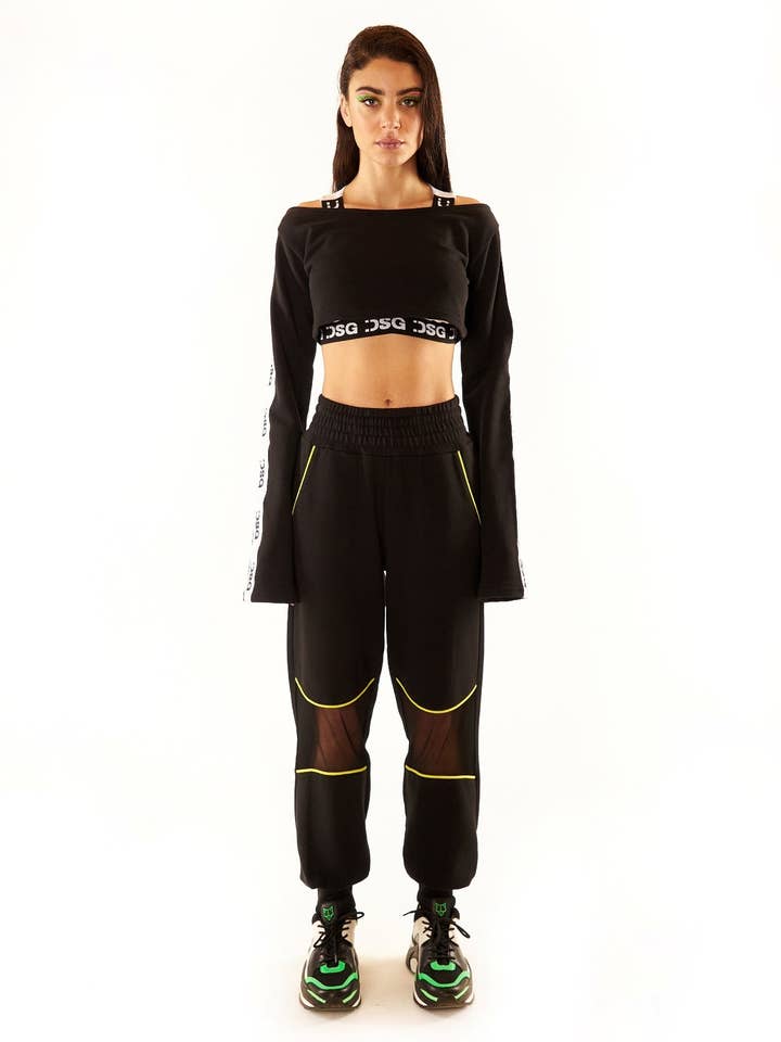 DSG CROPPED NEGRO para venta al por mayor de DSG