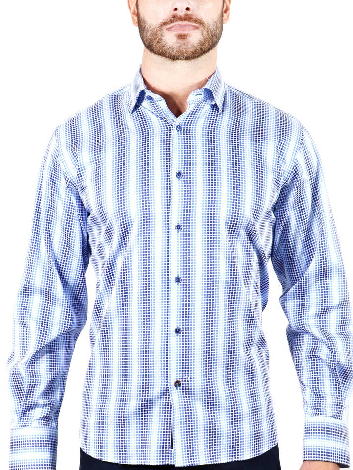 Blu con cerchi sfumati per la vendita all'ingrosso da parte di Luchiano Visconti