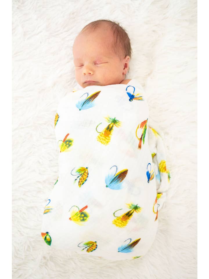 Saltwater Swaddles - Wholesale Swaddle - Baby - Bait Buddies Fly Fishing - Swaddle5