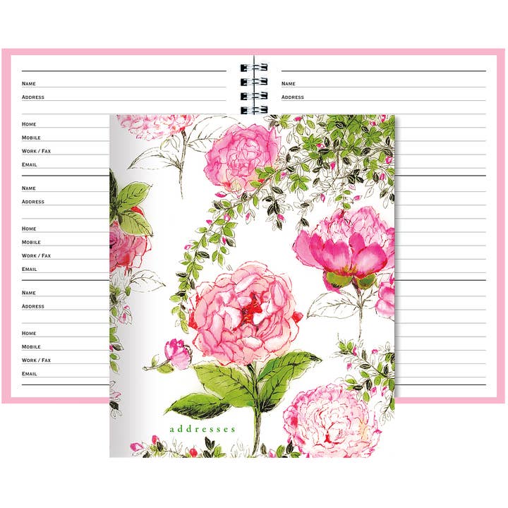 Peter Pauper Press - Wholesale Address Book - Rose Garden Large Address Book1