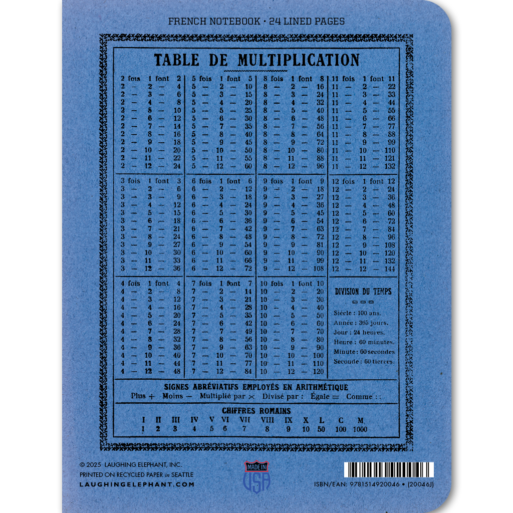 Laughing Elephant - Vente Cahiers - Composition Flower - Cahier Français2