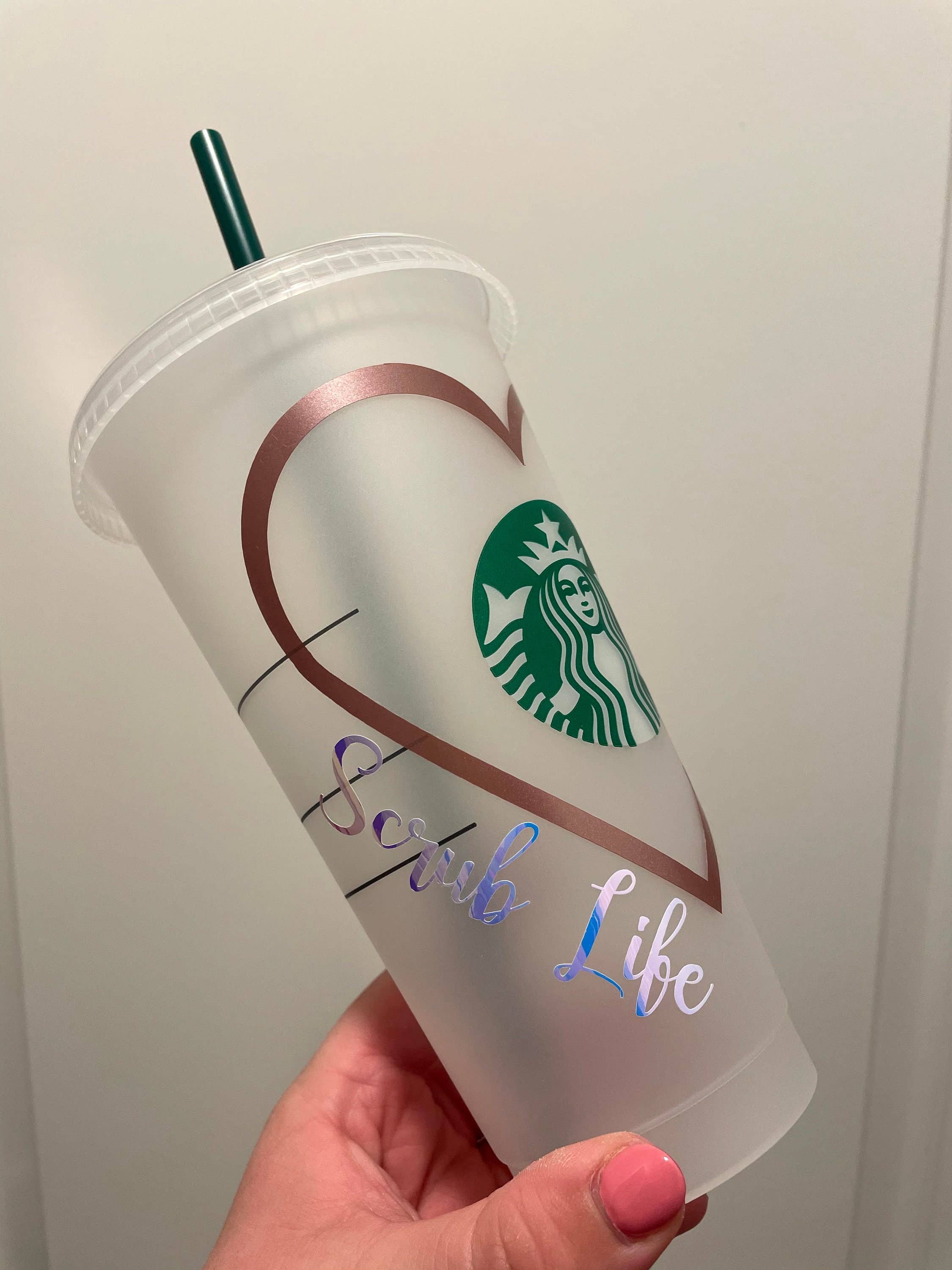 Cre8tionsByCaitlynn - Wholesale Drinkglas/beker - Scrub Life Nursing Starbucks Cup, Vet Tech Starbucks Cup, Laboratory Tech Cup, Custom Starbucks Cup, Nurse Cup, Starbucks Cold Cup7
