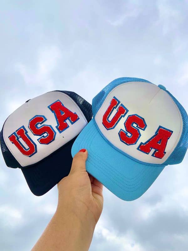 USA 4th of July Trucker Hat for wholesale by 1st Allie